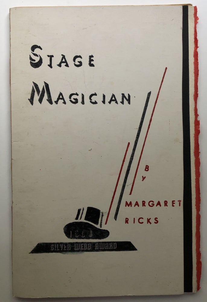 Item #H13573 Stage Magician and other poems. Margaret Ricks.