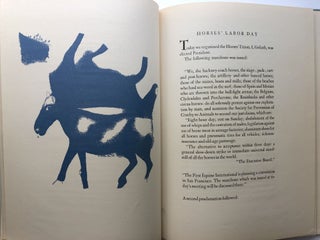Diary of a Horse - limited edition with four drawings by Chagall