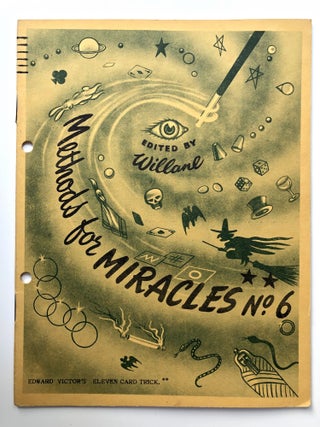 Item #H13595 Methods for Miracles No. 6: Edward Victor's Eleven Card Trick. Stage Magic, Willane,...