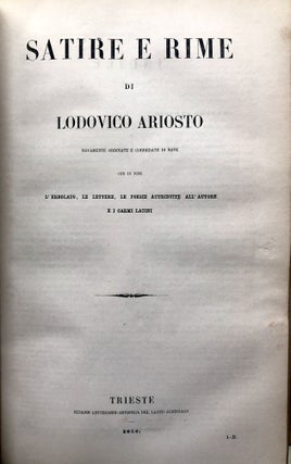 Opere di Lodovico Ariosto