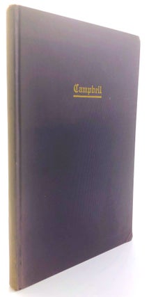 Item #H13706 James Edwin Campbell: A Contemporary Political Study. Ohio, Lowry F. Sater