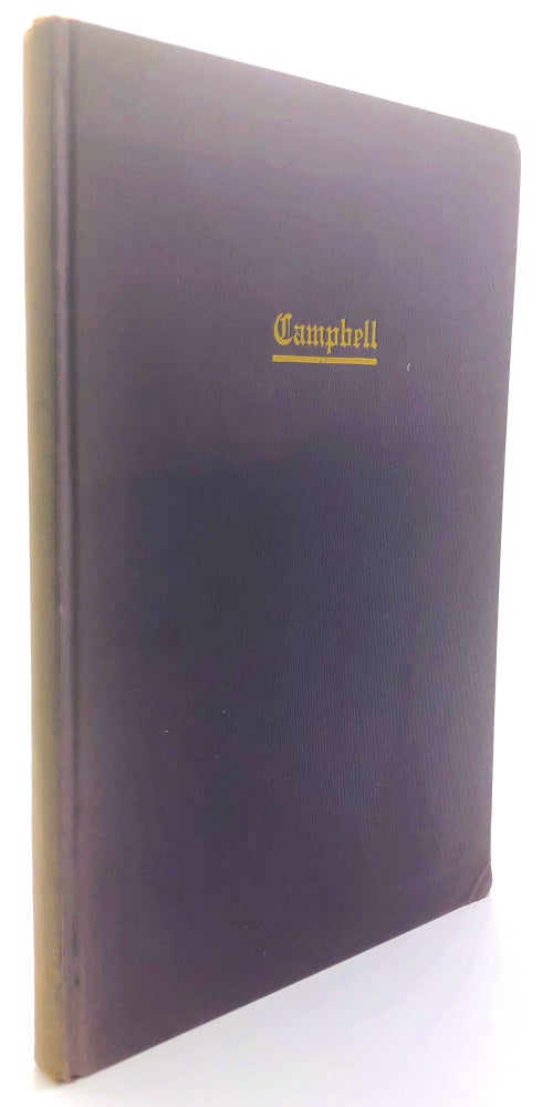 Item #H13706 James Edwin Campbell: A Contemporary Political Study. Ohio, Lowry F. Sater.