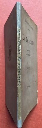 Ecole Nationale des Beaux-Arts, Exposition des Oeuvres de Edourd Manet, Preface de Emile Zola, Catalogue, Prix: 1 Fr.