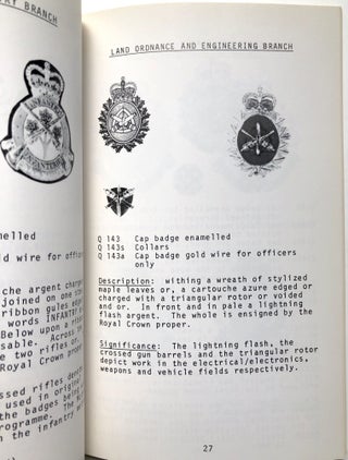 Cap Badges & Insigia of the RCN, RCAF and CAP 1953-1977, Vol. 4