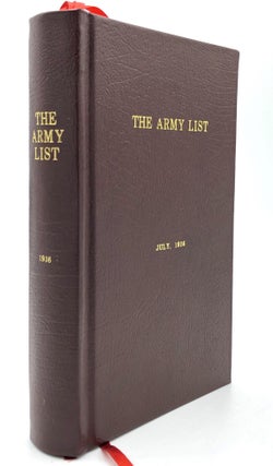Item #H13922 The Monthly Army List, July 1936