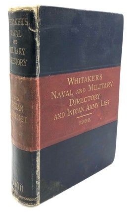 Item #H13939 Whitaker's Naval & Military Directory & Indian Army List 1900
