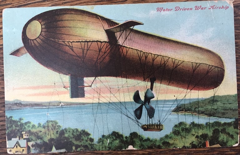 Item #H1394 Postcard: Motor Driven War Airship. N/A.