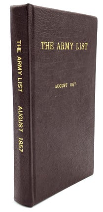 Item #H13951 The Army List, August 1857. War Office