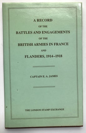 Item #H13962 A Record of the Battles and Engagements of the British Armies in France and...