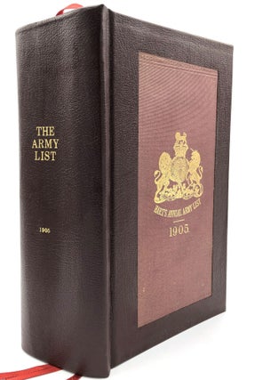 Item #H13980 Hart's Annual Army List, Militia List, and Imperial Yeomanry List, for 1905. Major...