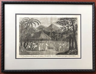 Item #H14134 "A Representation of the Surrender of the Island of Otaheite to Captain Wallis, by...