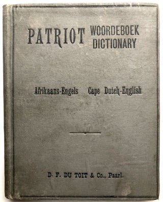 Item #H14290 Patriot Woordeboek Dictionary, Afrikaans-Engels; Cape Dutch-English. South Africa