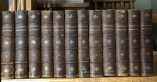 Item #H14431 Deutsche Bibliothek, 12 vols. of classics. Goethe Schiller, von Archenholtz,...