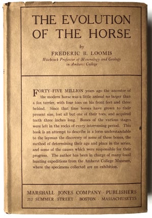 Item #H14669 The Evolution of the Horse. Frederic B. Loomis