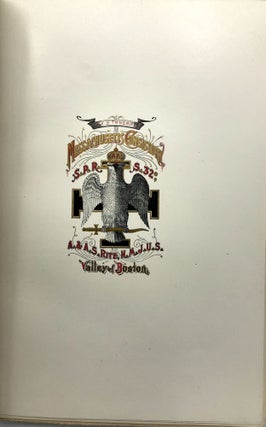 Massachusetts Consistory of Sublime Princes of the Royal Secret, Thirty-Second Degree of the Ancient and Accepted Scottish Rite for the Northern Jurisdiction of the United States