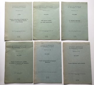 Item #H14931 27 offprints -- 1953-1965 -- on mathematics and engineering, including his...