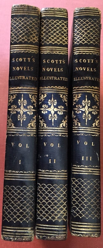 Item #H1500 Landscape Illustrations of the Novels of the Author of Waverley; with Portraits of the Principal Female Characters, 3 volumes (1833). Sir Walter Scott.