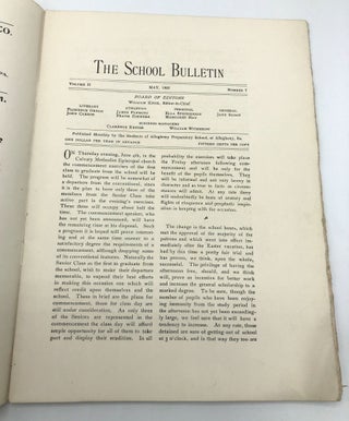 The School Bulletin, May 1903