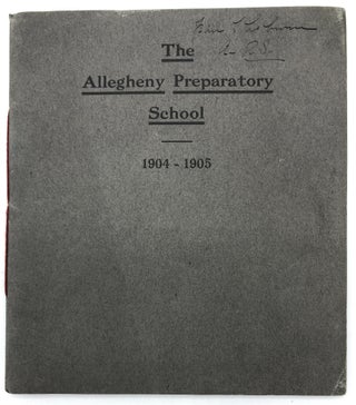 Item #H15027 The Allegheny Preparatory School: School Year 1904-1905