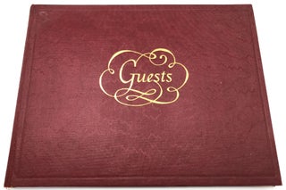 Item #H15205 Guest book for two parties, 1982, signed by a number of NY literary people. William...