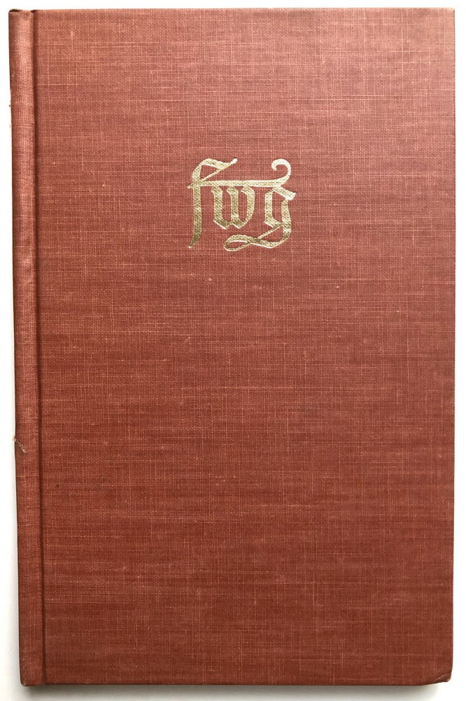 Item #H15226 The Story of Frederic W. Goudy. Peter Beilenson.