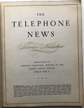 The Telephone News, World War II Service Number, May 1946