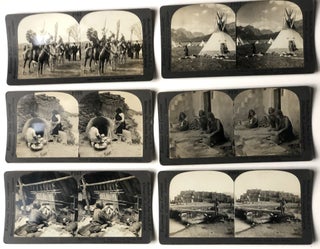 Item #H15335 6 stereoviews of Native Americans ca. 1890s-1900s: Indian Pueblo in New Mexico;...