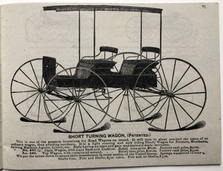 1892 catalog of buggies, carts, phaetons, carriages, harnesses, bridles, etc.