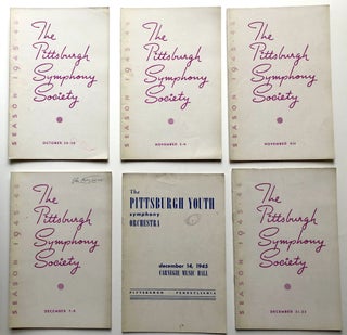 15 Pittsburgh Symphony Programs 1942-1947