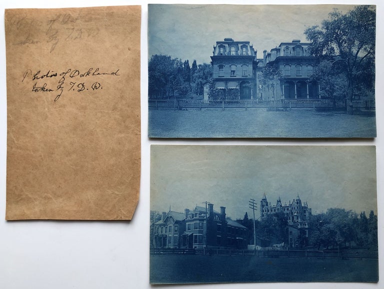 Item #H15522 13 1886 photos of "Woodside" - Residence of Richard S. Waring - at Forbes & Halket, Pittsburgh, including 10 cyanotypes. Tracy D. Waring, Pittsburgh.