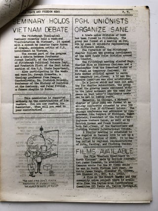 Pittsburgh Peace and Freedom News, Vol. I No. 5, December 1966 - January 1967