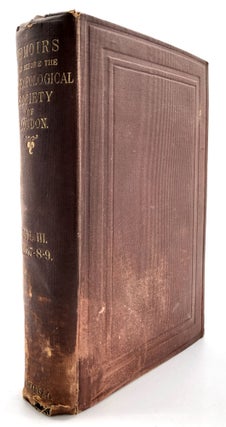 Item #H15578 Memoirs Read Before the Anthropological Society of London, 1867-8-9: Vol. III