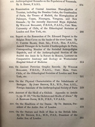 Memoirs Read Before the Anthropological Society of London, 1867-8-9: Vol. III