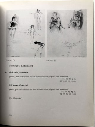 Sale of Ballet and Theatre Material, December 15-16, 1969: Sergie Diaghilev, Boris Kniaseff, Max Reinhardt