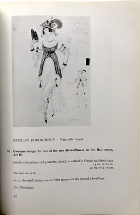 Sale of Ballet and Theatre Material, December 15-16, 1969: Sergie Diaghilev, Boris Kniaseff, Max Reinhardt