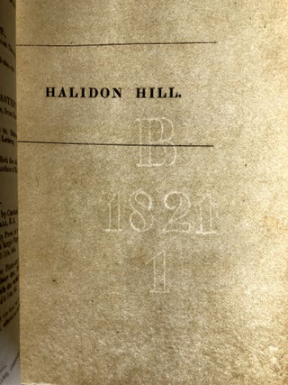 Halidon Hill, a Dramatic Sketch