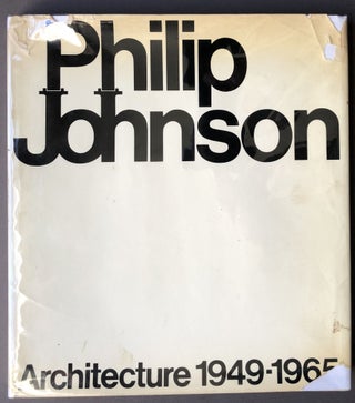 Item #H15740 Philip Johnson, Architecture 1949-1965 - inscribed. Philip Johnson, Henry-Russell...