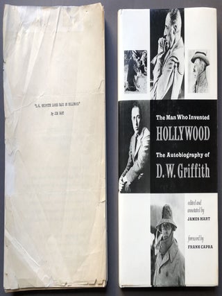 Item #H15742 Original 1938 typescript Griffith's autobiography, "D. W. Griffith Looks Back on...