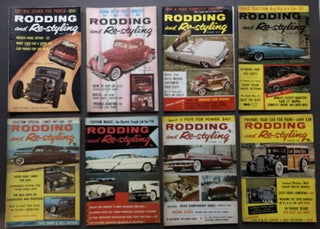 Group of 22 Digest-Sized RODDING & RE-STYLING hot-rod magazines, November 1956 - June 1961