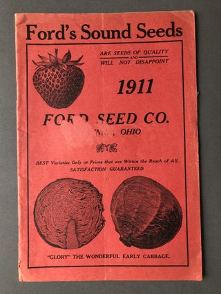 Item #H15810 Ford's Sound Seeds, 1911 catalog. Ford Seed Co