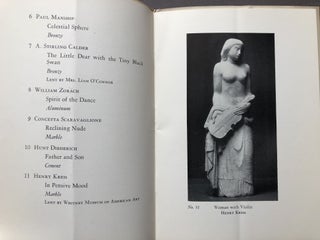 Catalog for Exhibition of American Sculpture, May 5 to June 19, 1938