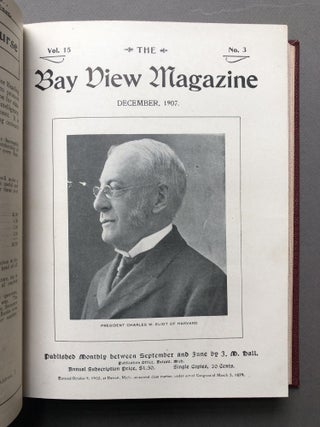 The Bay View Magazine, Vol. 15 nos. 1-8, October 1907 - May 1908, bound volume