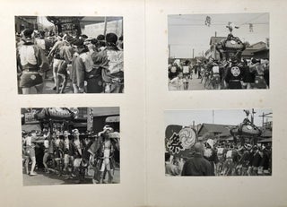Unique 1950 photo album of a Japanese village festival - 50 fine photos