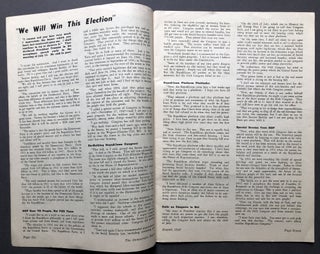 The Democratic Digest, August 1948, Truman campaign issue with Democratic Party Platform