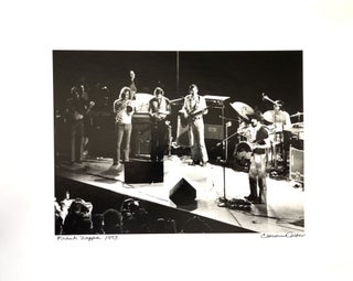 Item #H16141 Original silver bromide photograph of Frank Zappa in concert, 1973. Catharine Carter