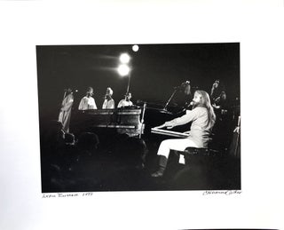 Item #H16144 Original silver bromide photograph of Leon Russell in concert, 1973. Catharine Carter
