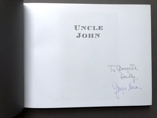 Uncle John, Portraits of a true Yankee Farmer - inscribed