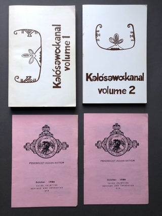 Item #H16232 [Kelosewakanal] Kelosewakani-awíhkhikan: Book of Illustrated Words, 2 volumes --...