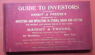 Item #H1624 Guide to Investors. Haight & Freese's Information to Investors and Operators in...