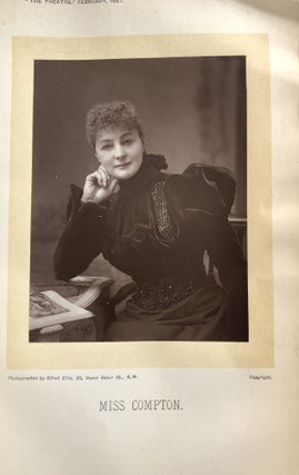 The Theatre, Vol. 38, January-June 1897 - with lots of mounted original photos of actors